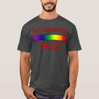 Camiseta Nerd de Espectro de cheio engraçado