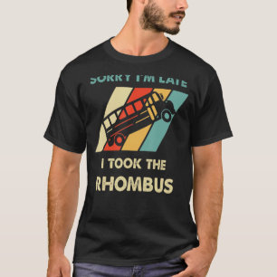 Camiseta Nerd de Geometria Matemática Desculpe-me por estar