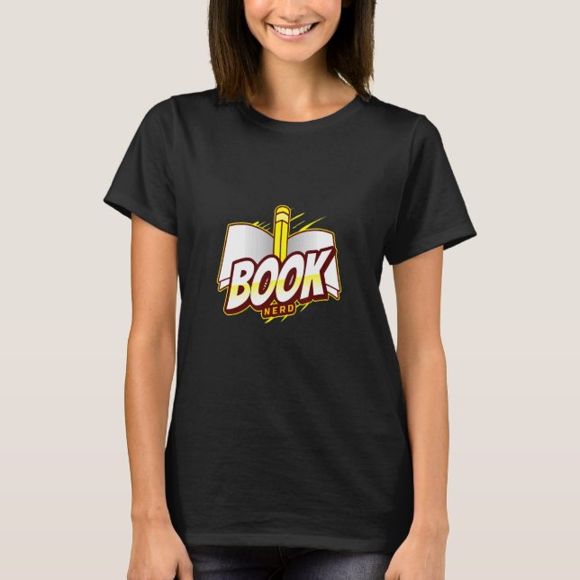 Camiseta Nerd de Livro (Frente)