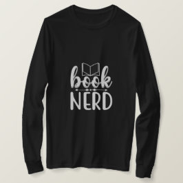 Camiseta nerd de livros