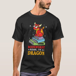 Camiseta Nerd de livros lendo vermes de livros Por favor so