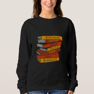 Camiseta Nerd de livros não envelhecem, se tornam raros