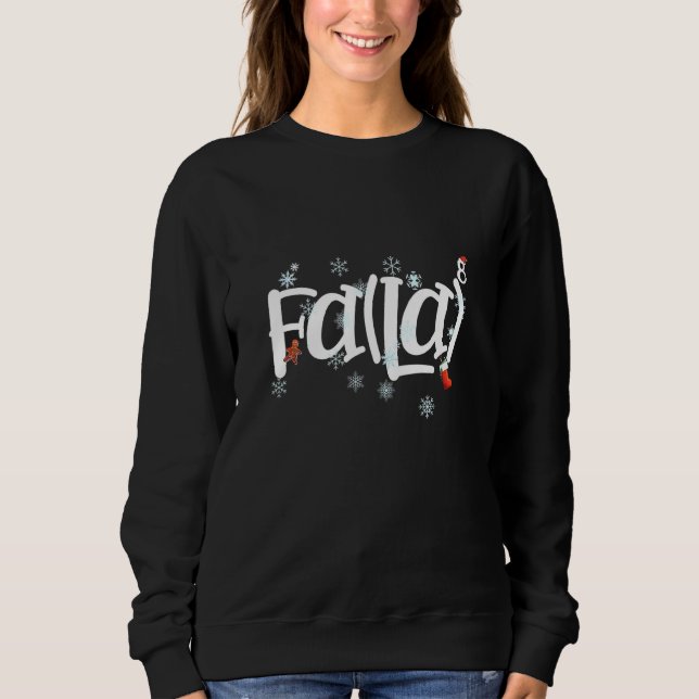 Camiseta Nerd De Natal Matemática Fa La La Papais noeis Fa  (Frente)