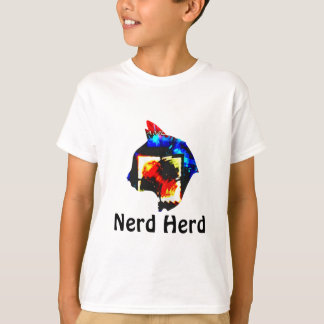 Camiseta Nerd de para rapazes e raparigas