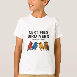 Camiseta Nerd de pássaro certificado (Kid Edition) - Quarto