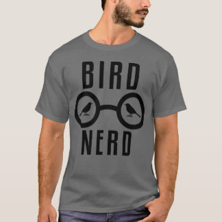 Camiseta Nerd de pássaro engraçado