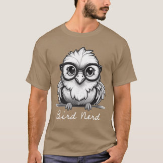 Camiseta Nerd de pássaros do Ornitólogo em Ornitologia