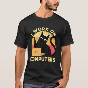 Camiseta Nerd De Programação legal I Trabalha Em Computador