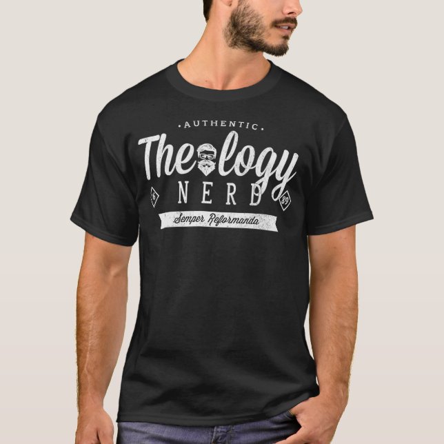 Camiseta Nerd de Teologia 1689 Cristão Reformado  (Frente)