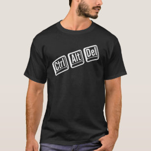 Camiseta NERD de TI é Control Alt Delete IT Geek