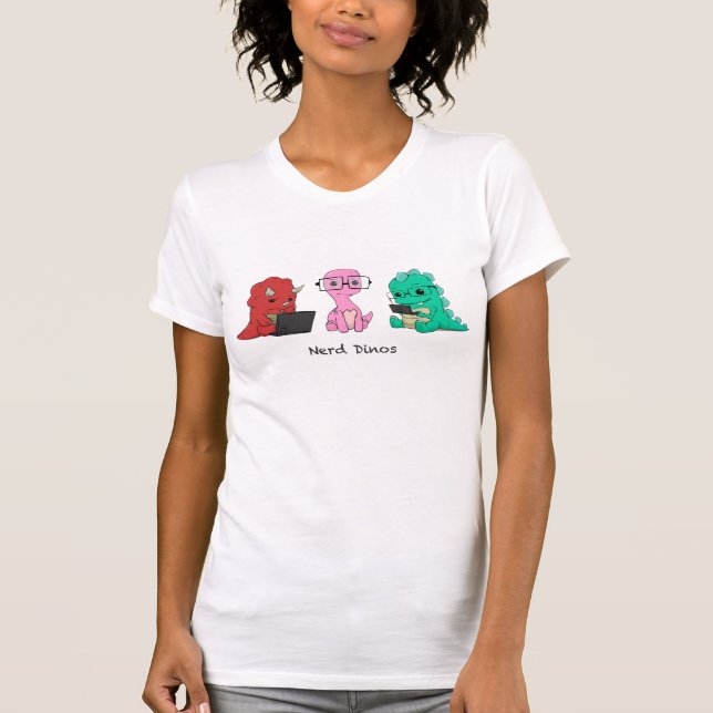 Camiseta Nerd Dinos (Frente)