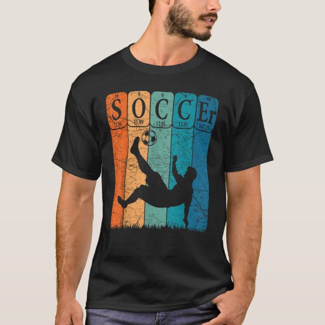 Camiseta Nerd do jogador de futebol Elementos de Mesa Perió (Frente)
