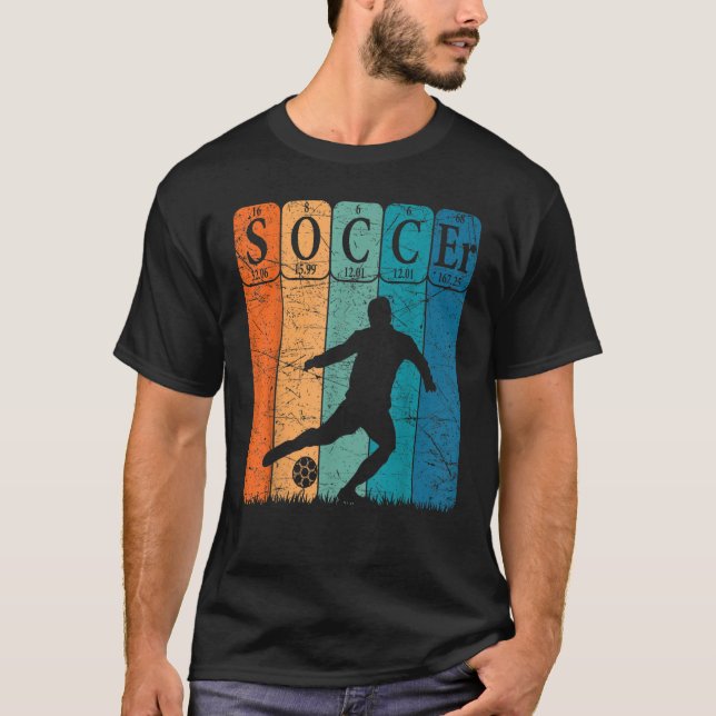 Camiseta Nerd do jogador de futebol Elementos de Mesa Perió (Frente)