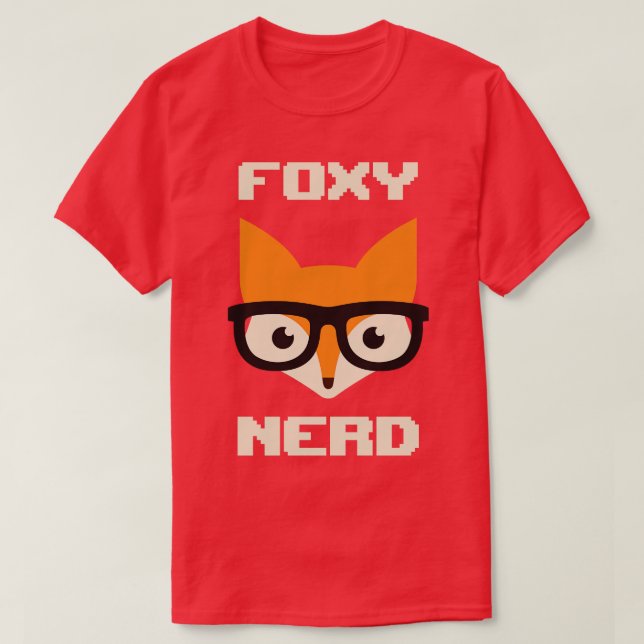 Camiseta Nerd Foxy (Frente do Design)
