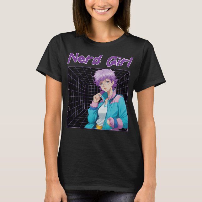 Camiseta Nerd Girl  (Frente)