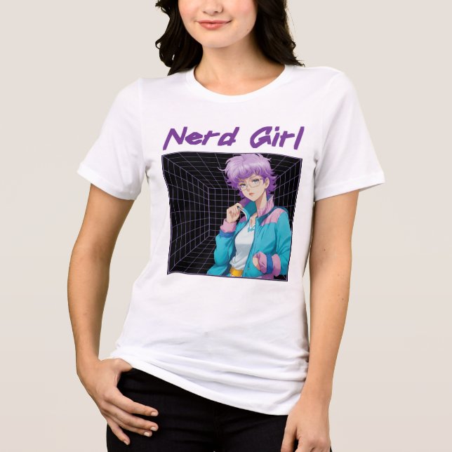 Camiseta Nerd Girl  (Frente)