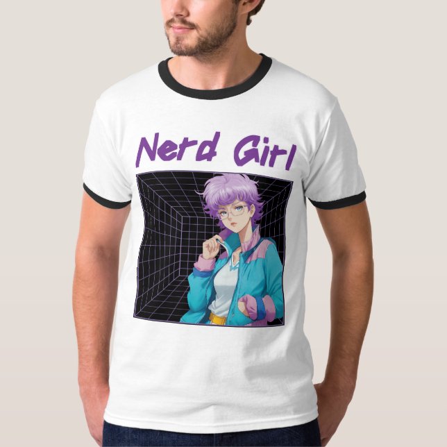 Camiseta Nerd Girl  (Frente)