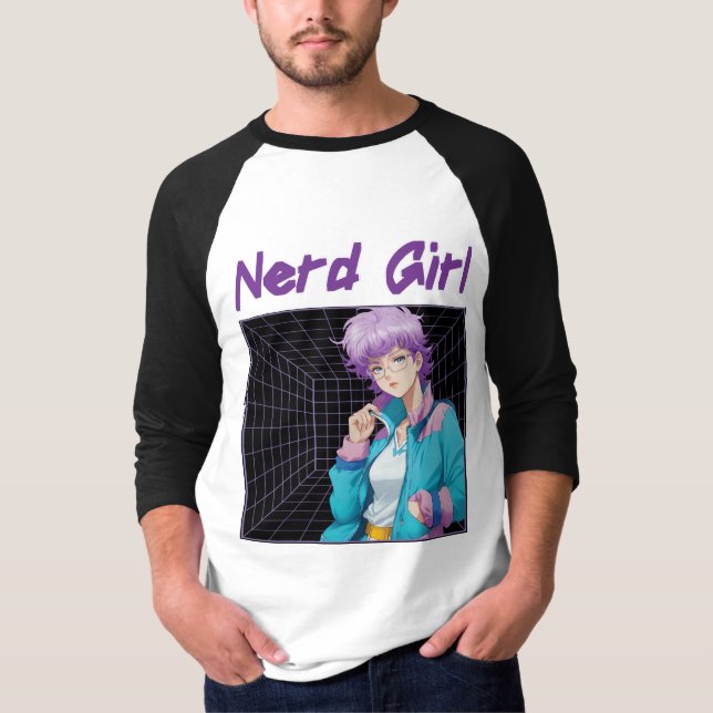 Camiseta Nerd Girl  (Frente)