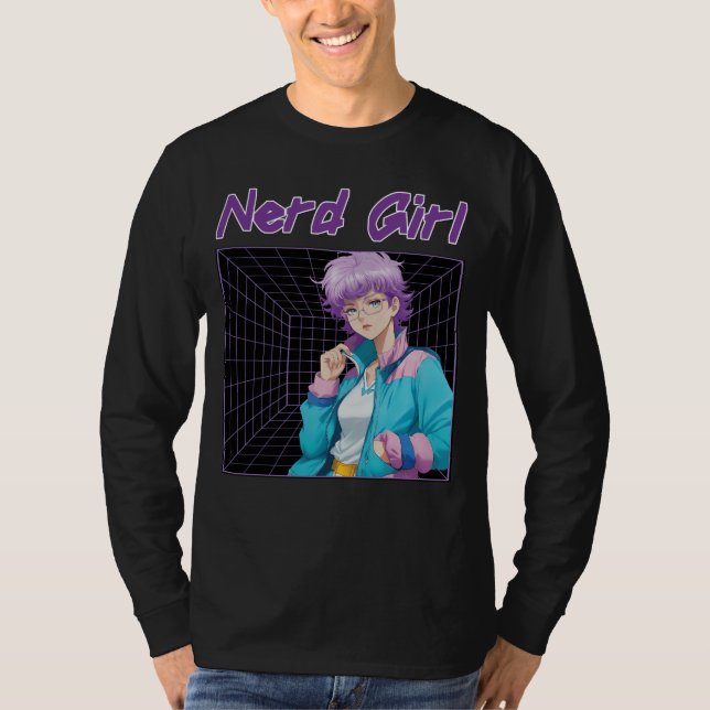 Camiseta Nerd Girl  (Frente)
