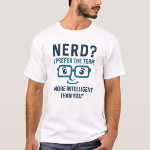 Camiseta Nerd inteligente