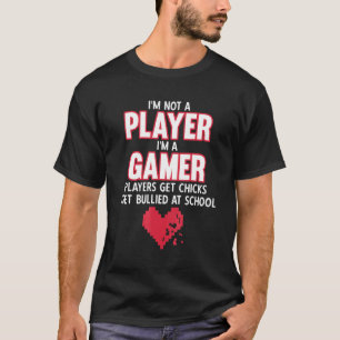Camiseta Nerd Jogador Gamer Não Arrebata Garotas