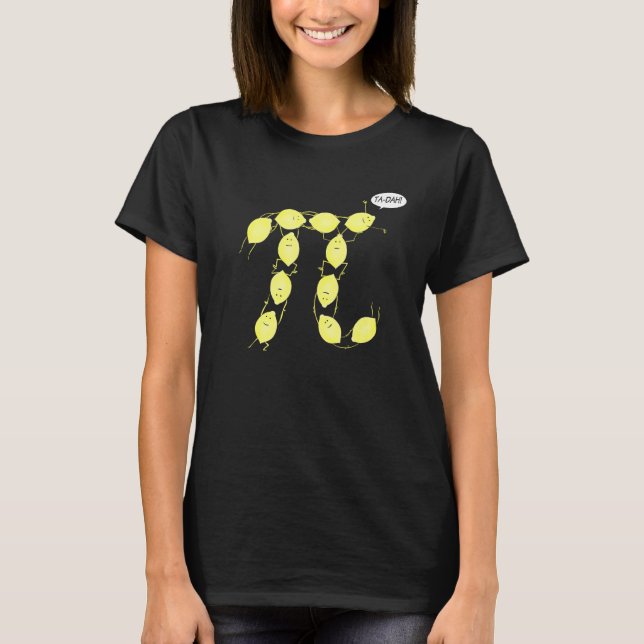 Camiseta Nerd Lemon Pi Math Whizz Pie Baker Science Foodie (Frente)
