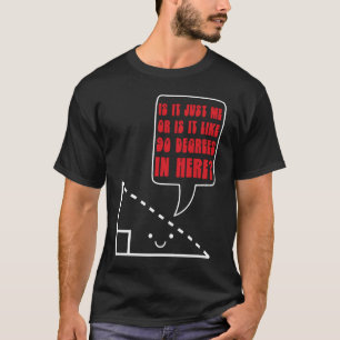 Camiseta Nerd Matemático Triângulo de 90 graus na Piada mat