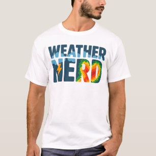 Camiseta Nerd meteorológico Radar de Meteorologia e Relâm