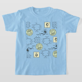 Camiseta Nerd Neurônio de Células Genéticas de Estudantes d