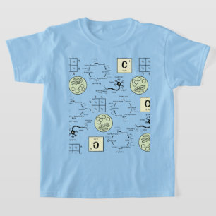 Camiseta Nerd Neurônio de Células Genéticas de Estudantes d