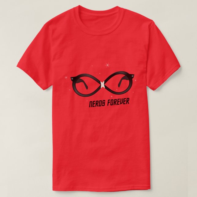 Camiseta Nerd para sempre (Frente do Design)
