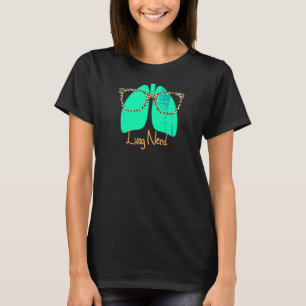 Camiseta Nerd pulmonar Terapêutica Respiratória Rt Leopard 
