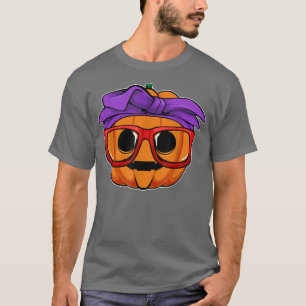 Camiseta Nerd Pumpkin Preguiçoso Halloween Costume Cute Jac