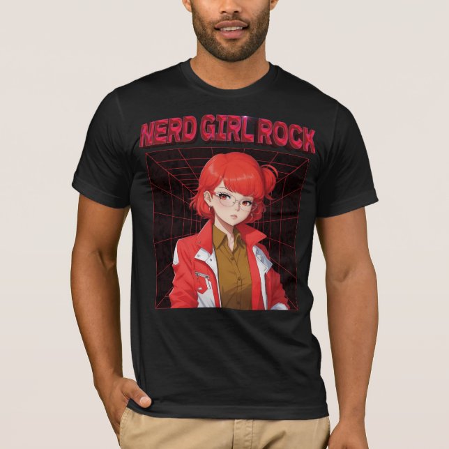Camiseta Nerd Rock Girl (Frente)