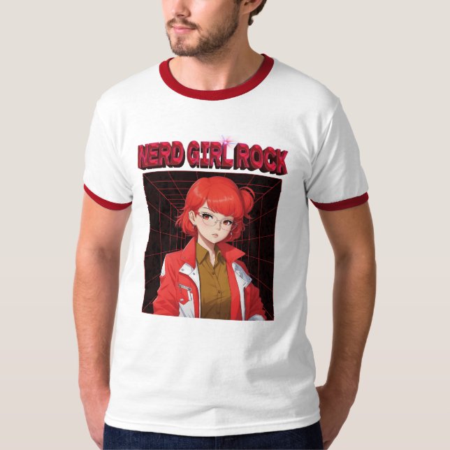 Camiseta Nerd Rock Girl (Frente)