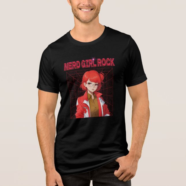 Camiseta Nerd Rock Girl (Frente)
