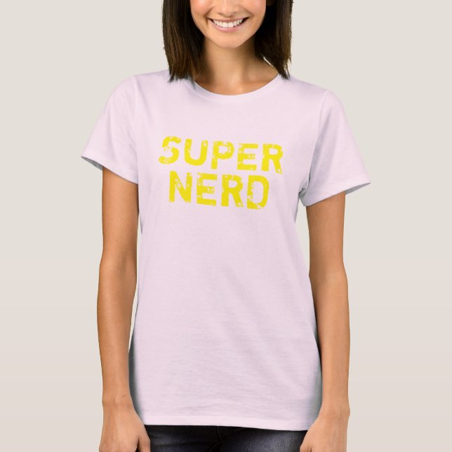 CAMISETA NERD SUPER (Frente)