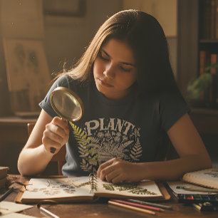 Camiseta Nerd vegetal (branco)