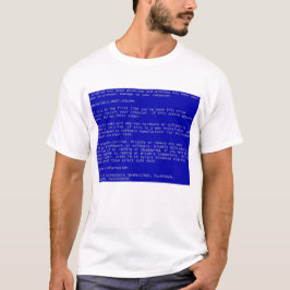 Camiseta Nerd Windows Blue Screen of Death Error (EN)