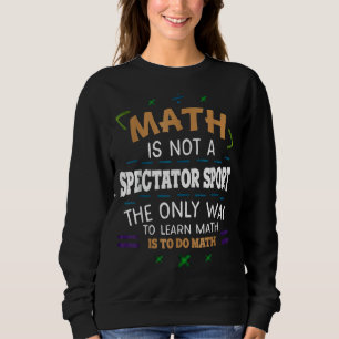 Camiseta Nerdy Math Research Matth Não É Um Esporte Especta