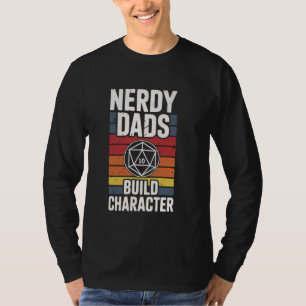Camiseta Nerdy Pais Criam Fantasy RPG Gamer de Personagem