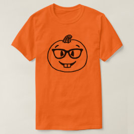 Camiseta Nerdy Pumpkin Emoji Shirt Nerd Halloween Emoji