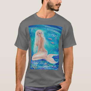 Camiseta Nerea Mermaid fantasia arte de Renee Lavoie