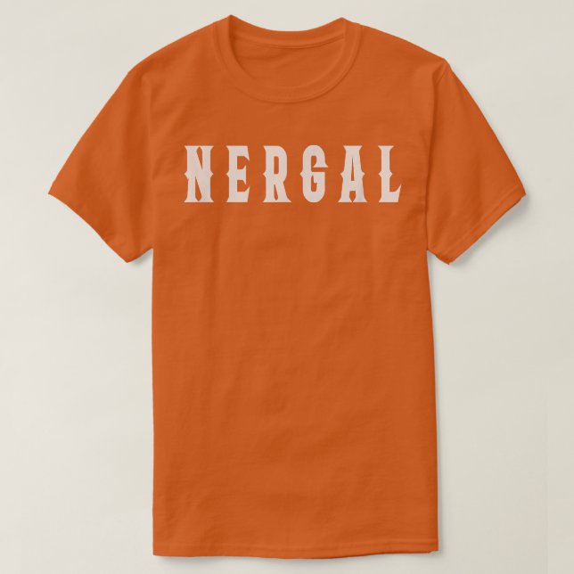 Camiseta Nergal Costume (Frente do Design)