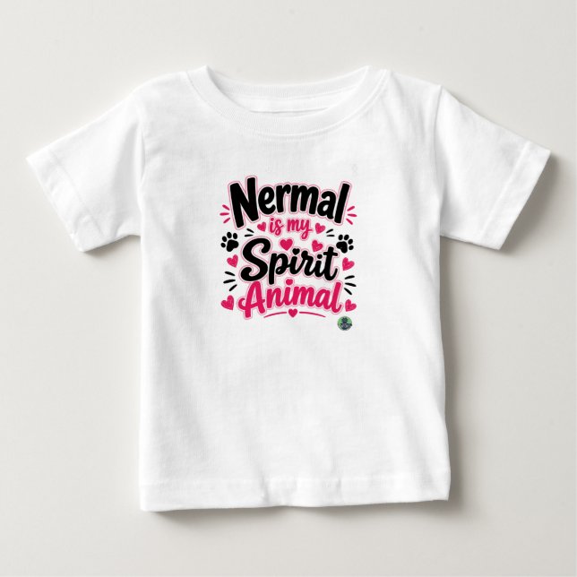 Camiseta NERMAL É MEU ANIMAL ESPIRITUAL _ O Gato Café do Al (Frente)