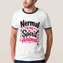 Camiseta NERMAL É MEU ANIMAL ESPIRITUAL _ O Gato Café do Al