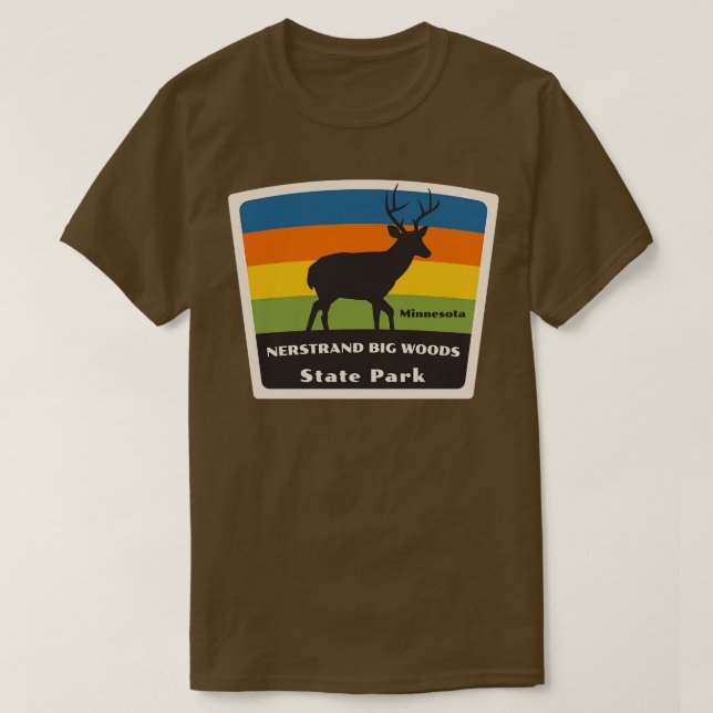 Camiseta Nerstrand Big Woods State Park Minnesota Roaming D (Frente do Design)