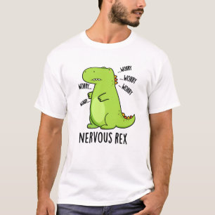 Camiseta Nervoso Rex Funny Dinossaur TRex Pun