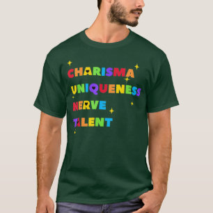 Camiseta Nervura e Talento da Uniquidade Carisma - Cor
