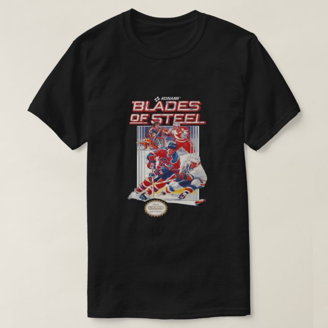 Camiseta NES Blades de Aço  (Frente do Design)